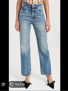 Reformation Abby High Rise Straight Jean